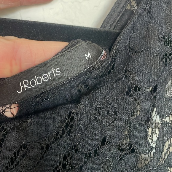 Gorgeous lace little black dress by J Roberts size Medium - Picture 6 of 6